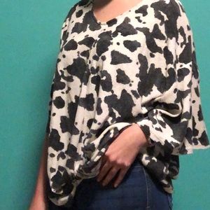 Cow print shirt